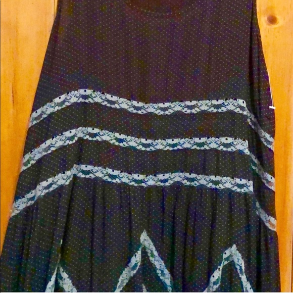 πΊπHPππΊ NWOT Free People Voile & Lace Trapeze Slip Dress - Picture 13 of 16